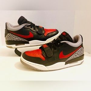 Size 10.5- Jordan Legacy 312 Low Bred Cement 2019